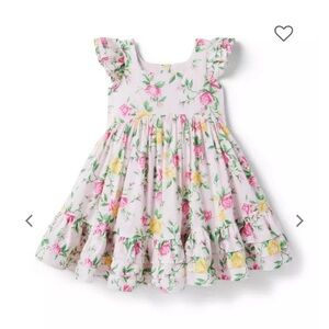 Janie and Jack The Garden Rose Dress Size 5